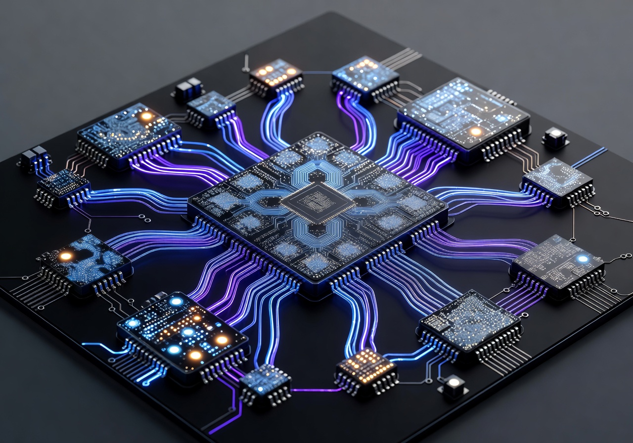 Microchip futuristic network design for community play